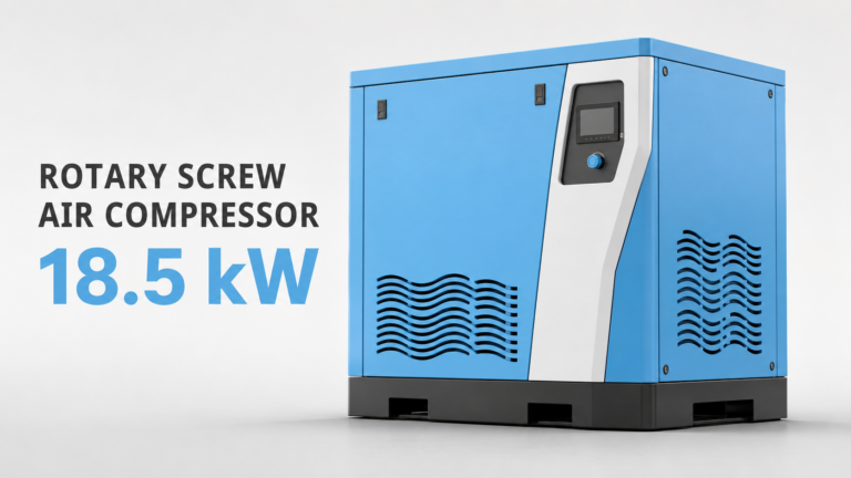 Máy nén khí trục vít biến tần nam châm vĩnh cửu làm mát bằng dầu 18,5 kW