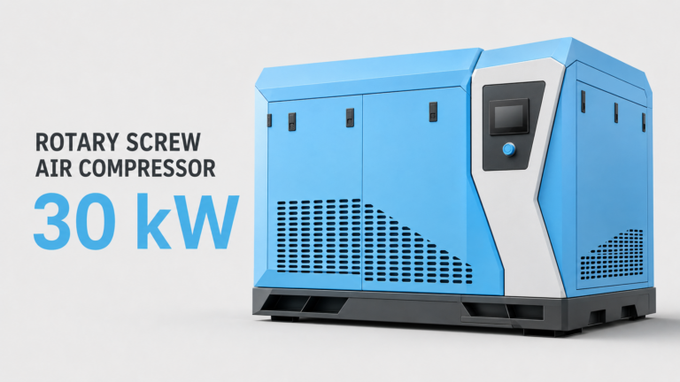 Máy nén khí trục vít biến tần nam châm vĩnh cửu làm mát bằng dầu 30 kW